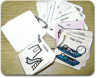 word and picture cards